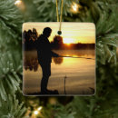Search for fisherman christmas tree decorations Angler