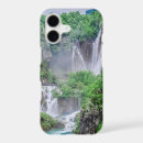 Search for falling water iphone cases Green