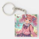 Search for anime girls key rings Cute