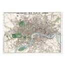 Search for vintage map of london posters British