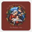 Search for christmas stained glass stickers Mary
