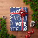 Search for democrat wrapping paper Blue