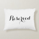 Search for reserved cushions Typography