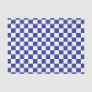 Search for blue white plaid tissue paper Chequered