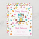 Search for owl baby girl shower invitations Kawaii