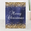 Search for navy blue christmas cards Gold