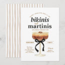 Search for bikinis cards invites Bikinis and martinis