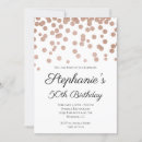 Search for faux rose gold confetti invitations Elegant