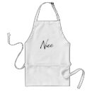 Search for short aprons Typography