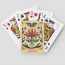 Search for botanical classic playing cards Orange