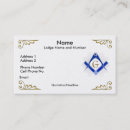Search for fraternity business cards Freemason