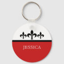 Search for lis rounded key rings Fleur de lis
