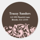 Search for elegant swirls stickers Brown