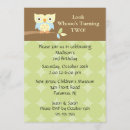 Search for look whos turning invitations Owl