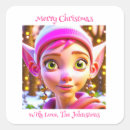 Search for cute christmas elf stickers Snowflake