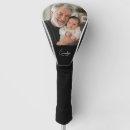 Search for grandpa golf head covers Black white