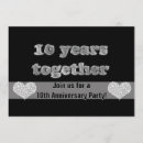 Search for 10 year anniversary party invitations Modern