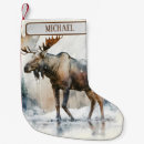 Search for moose christmas stockings Winter