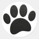 Search for black paw print stickers Paws