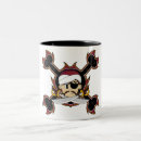 Search for cute pirate face mugs Skull and crossbones
