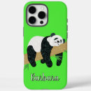 Search for panda bear iphone cases Green