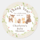Search for enchanted forest thank you stickers Watercolor