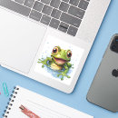 Search for frog painting stickers Cartoon