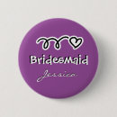Search for fun wedding shower badges Maid of honour