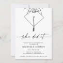 Search for hat graduation invitations Tassel