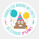 Search for emoji birthday party stickers Pink