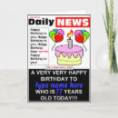Search for newspaper birthday cards Happy