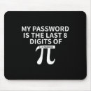Search for funny pi day mousepads Mathematical