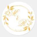 Search for golden wedding stickers Floral