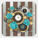 Search for gold clock stickers Steampunk