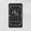 Search for psychic medium business cards Boho