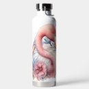 Search for flamingo water bottles Watercolor