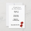 Search for red poppies invitations Bride