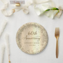Search for 60th anniversary wedding plates Elegant