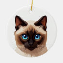 Search for siamese cat christmas tree decorations Animals