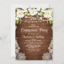 Search for lace engagement party invitations String lights