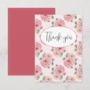Search for pink rose thank you cards Modern