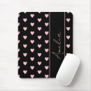 Search for pink heart pattern mousepads Simple