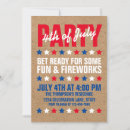 Search for star spangled invitations America