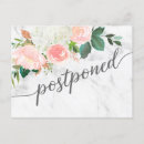 Search for cancelled wedding announcement cards Postponement