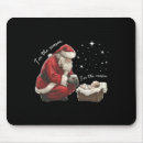 Search for unique christian mousepads Dabbing santa claus