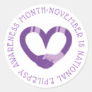 Search for heart month stickers Purple