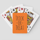 Search for halloween playing cards Trick or treat