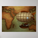 Search for steampunk airship art Travel