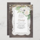 Search for rustic barn wood bridal shower invitations Floral