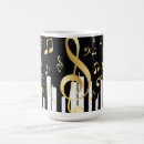 Search for piano key mugs Elegant